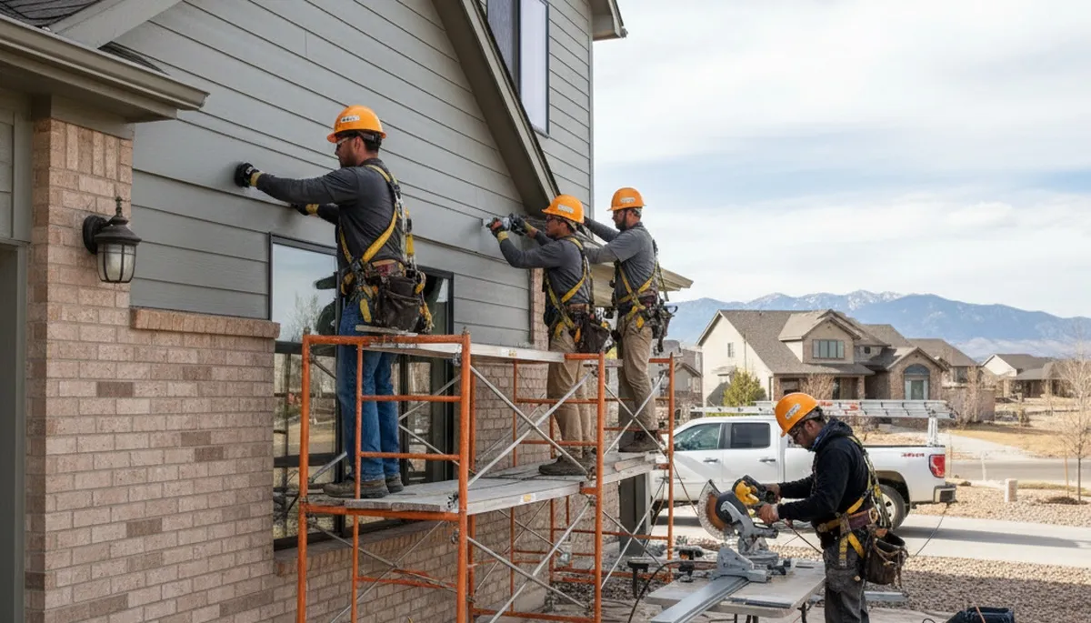 Aurora, CO vinyl siding installation by local siding contractors